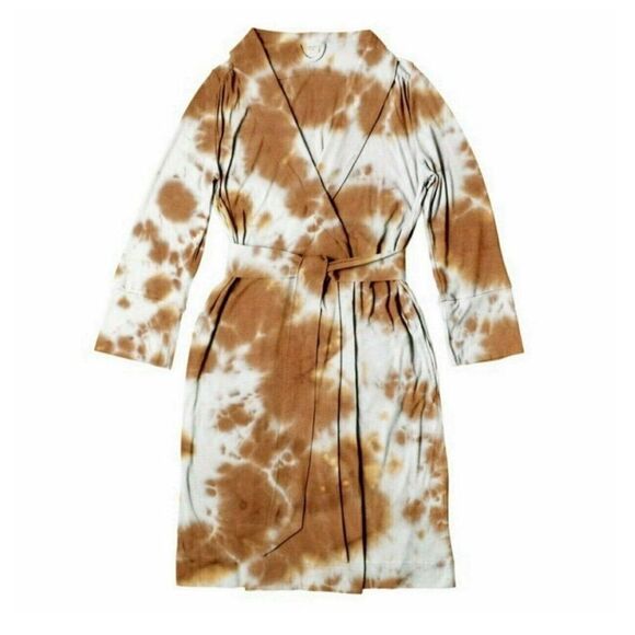 NWT Goumi Kids Mom Red Rocks Womens Robe XL / XXL Bamboo Organic Cotton Pockets - Picture 1 of 3